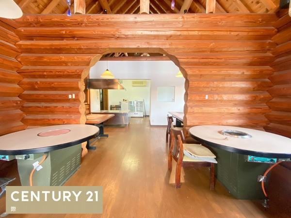 ログハウス店舗～かつらぎ町～の内装|【ログハウス】