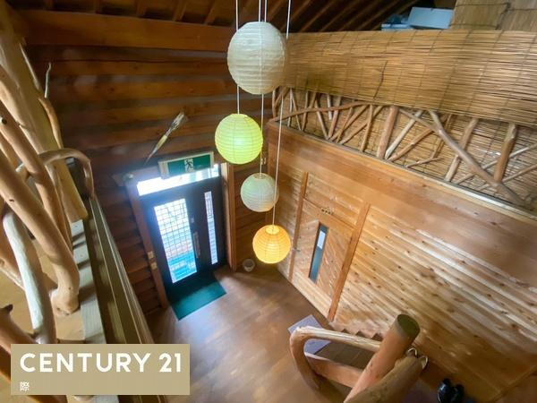 ログハウス店舗～かつらぎ町～の内装|【ログハウス】