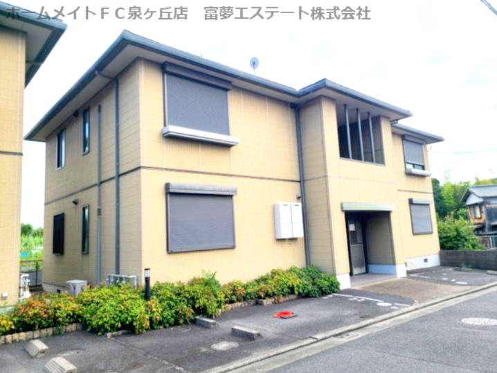 シャーメゾンキティーB棟の外観