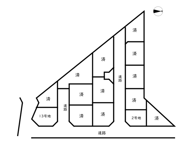 【区画図】 | 大津区平松／14区画