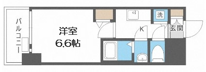 【間取り】 | プレサンス天神橋ラ・デュアル