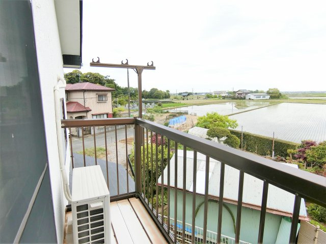 東金市田中貸家のバルコニー