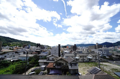 【展望】 | 【ペット可】戸坂第2CO-OPマンション | 現地（2023年7月20日12：00頃）撮影

