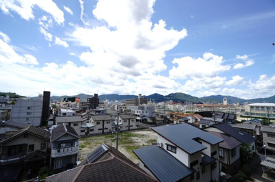 【展望】 | 【ペット可】戸坂第2CO-OPマンション | 現地（2023年7月20日12：00頃）撮影