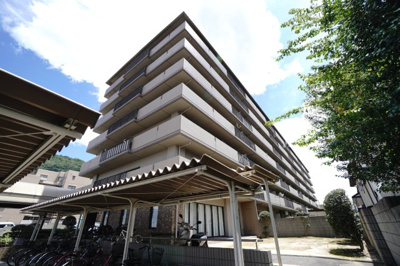 【外観】 | 【ペット可】戸坂第2CO-OPマンション | 現地（2023年7月20日12：00頃）撮影