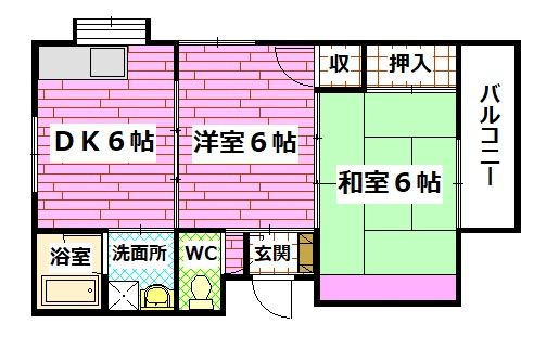 メゾン濱崎の間取り