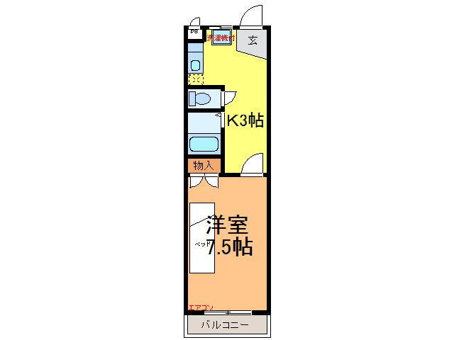【間取り】 | 塚原コーポⅡ