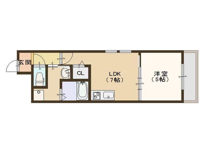 【間取り】 | フジパレス北加賀屋Ⅴ番館