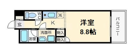 【間取り】 | パークハイムうつぼ