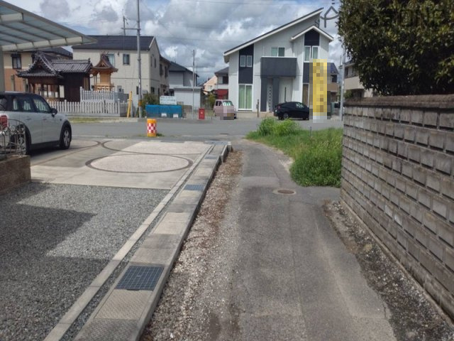 【前面道路含む現地写真】 | 姫路市網干区高田／売土地