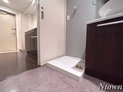 【設備】 | marcatore | 洗濯機置き場です