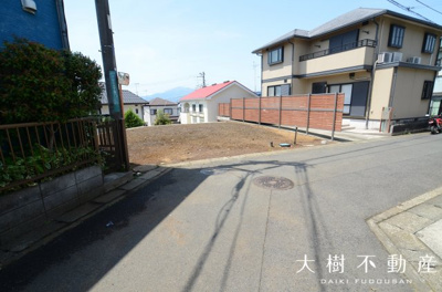 【前面道路含む現地写真】 | 海老名市大谷北３丁目　売地　全１区画　【仲介手数料無料】