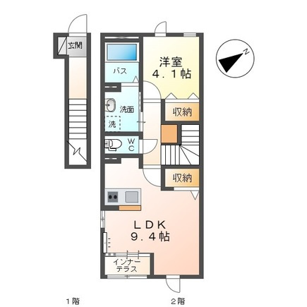 ルポゼ　k.kの間取り