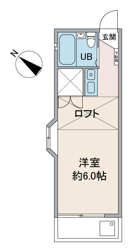 ベルハイムJ＆Kの間取り