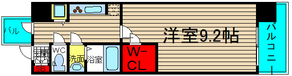 アーデンタワー靭公園の間取り