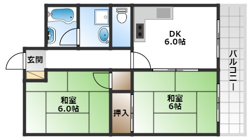 【間取り】 | アビタ  桜