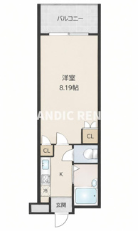 【間取り】 | プレシャス博多駅A