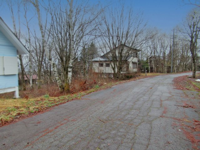 鈴蘭高原別荘地②温泉権利付きの前面道路含む現地写真