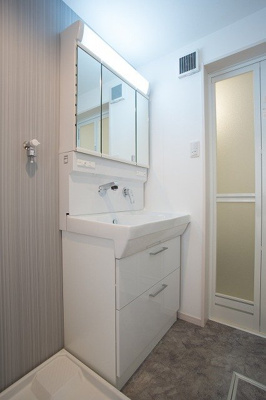 【独立洗面台】 | 南片江ルクス | 別号室の写真になります。現況優先。