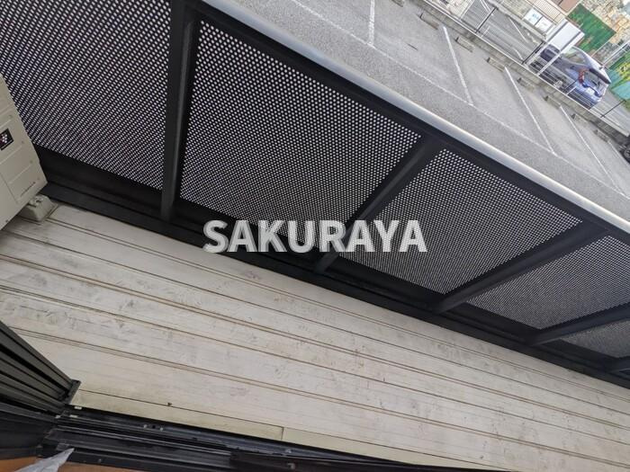 エルパティオ須長 Ⅱのバルコニー|Ⅱ102号室 バルコニー