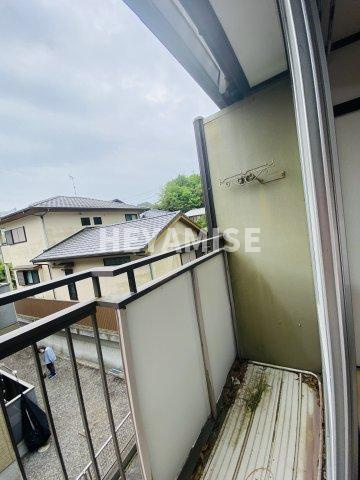 コーポ陣野のバルコニー