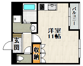 フローラの間取り