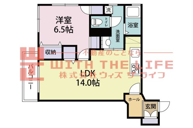 プランドール六ツ門【キャッシュバック対象物件】の間取り