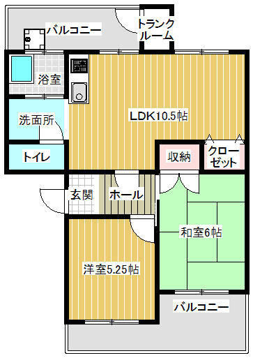 馬場ビル【キャッシュバック】の間取り