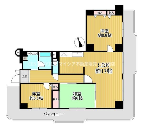 【間取り】 | シャルム京橋