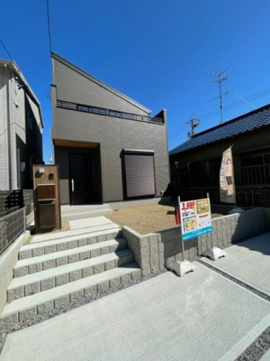 【外観パース】 | 天白区島田 全１棟　＜仲介手数料無料＞天白小・天白中　新築一戸建て | LINEから簡単お問合せ可能！
友達検索で@nqk7328tです！。