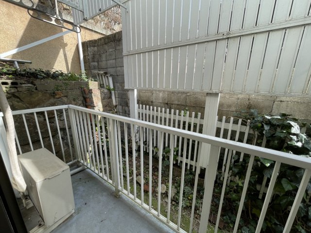 セレブ岡本のバルコニー