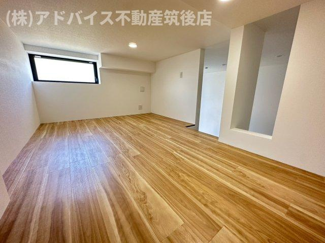 八女市本村のアパートの寝室
