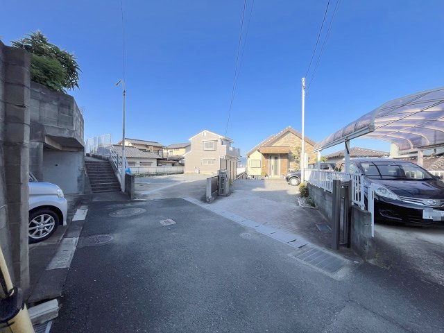 南区野多目6丁目の前面道路含む現地写真