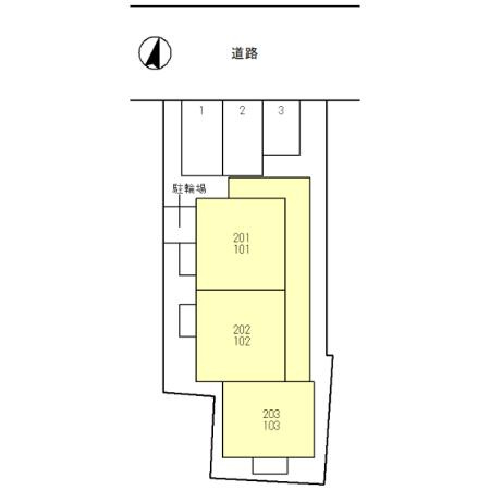 グランディールMの区画図