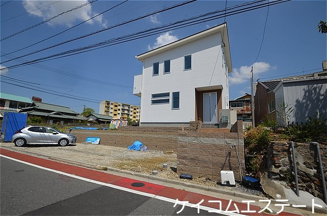 新築住宅　幸神建売住宅　Ａ棟の前面道路含む現地写真