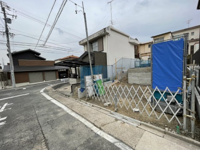 【前面道路含む現地写真】 | 天白区大根町236① 全1棟　＜仲介手数料無料＞しまだ小・久方中　新築一戸建て