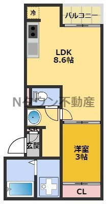 【間取り】 | レガリスト新富 | 間取りです