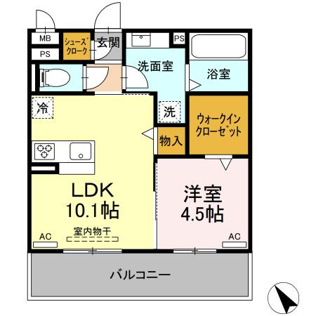 【間取り】 | D－スクエア鴨田