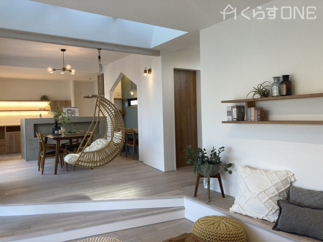 【その他】 | たつの市龍野町中村／全5区画 | 【自社施工例】スキップフロアを採用して立体的で遊び心のある空間