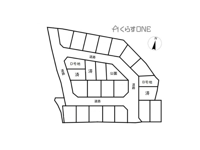 【区画図】 | たつの市龍野町中村／全5区画