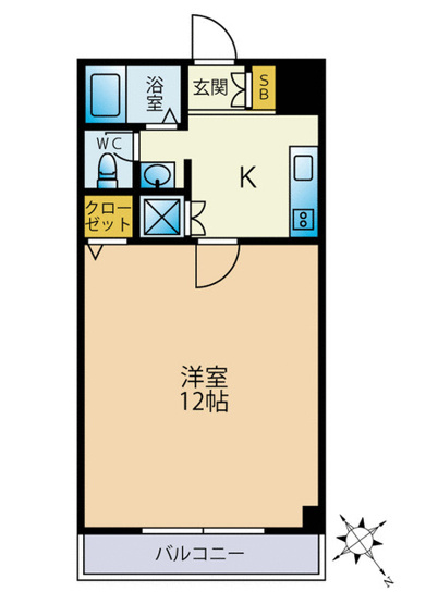 【間取り】 | ソレイユ博多駅南