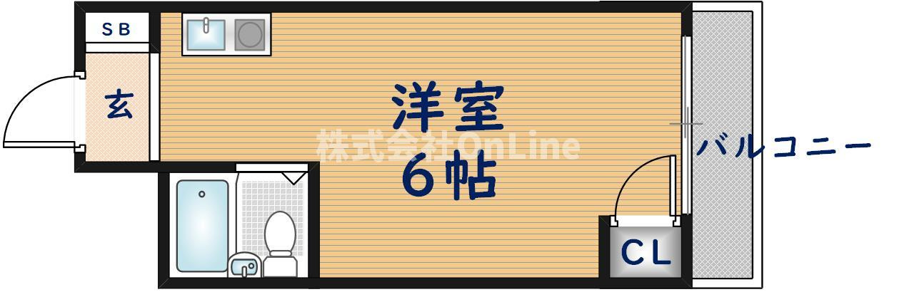 エクセレント小若江の間取り