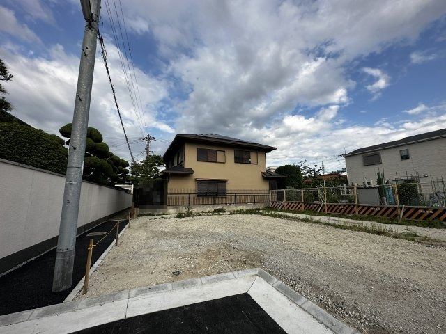 FreeLife久々知Ⅹ　4号地の前面道路含む現地写真|１号地付近