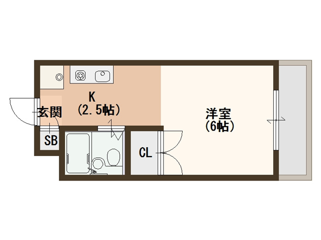 【間取り】 | サンライズ天下茶屋