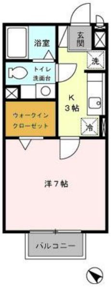 B-クレセントの間取り