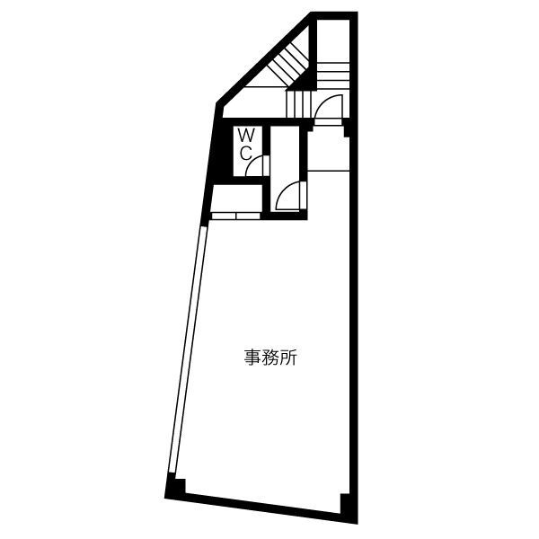 笈瀬通中駒ビル【　店舗系おすすめ　】の間取り