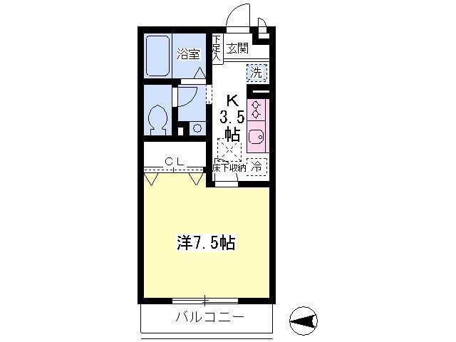 広々洋室７．５帖♪