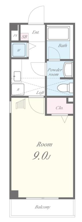 メゾンアイリスの間取り