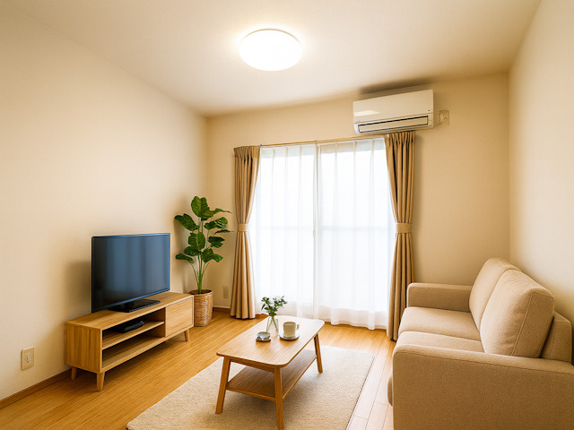 エクセレントハイツの居間・リビング|CGで家具等を配置したもので家具等は含まれません。