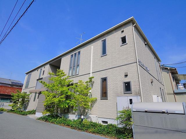 エクセルコート北郡山Ａの外観|おしゃれな外観です
